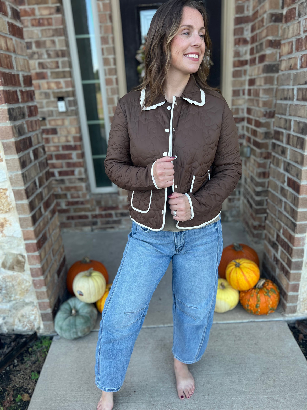 Grace + Emma Brown Jacket